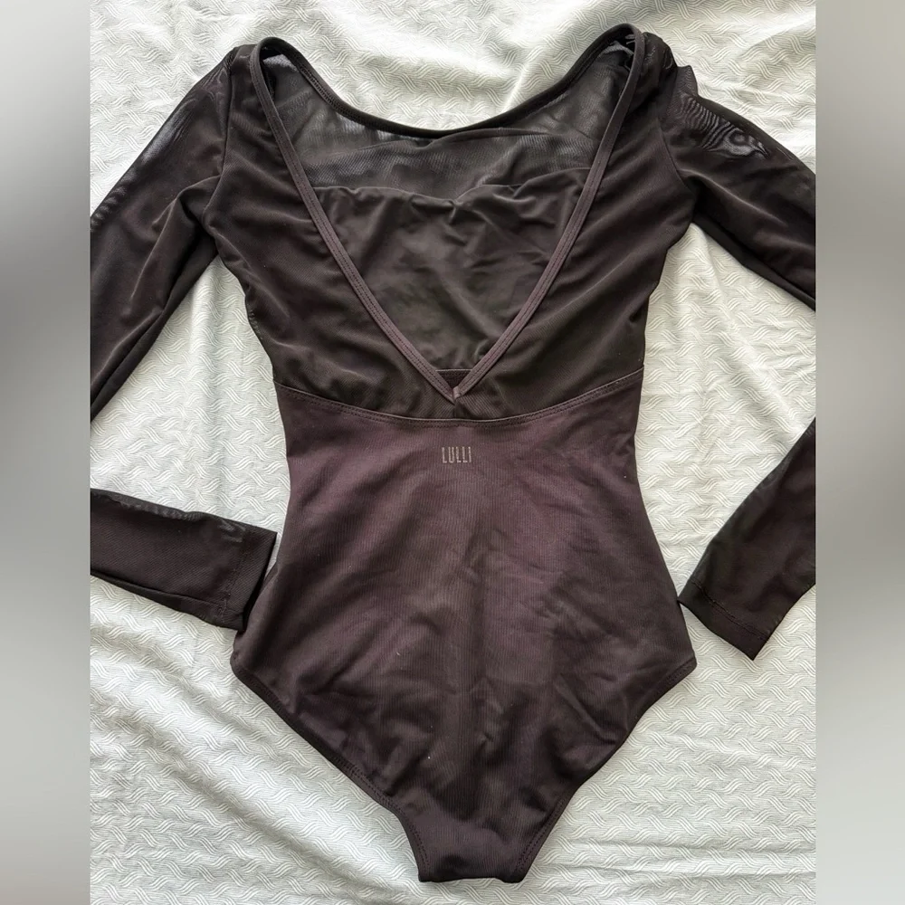 Lulli long sleeve mesh leotard - Picture 2 of 3